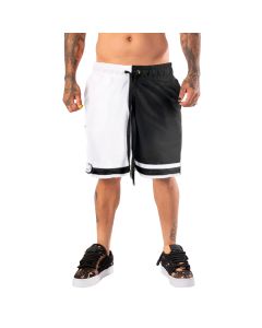 Short Libardino Blanco Negro