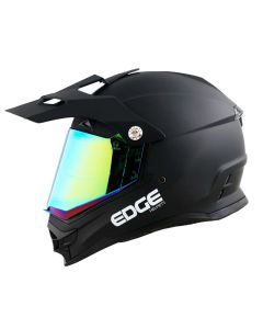 Casco Integral Edge K4 Doble Propósito Visor Tornasol M-L-XL