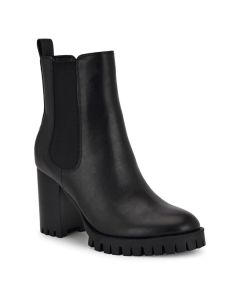 Botin Kort Nine West Negro