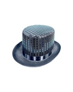 Sombrero Copa Tela Mago Hora Loca