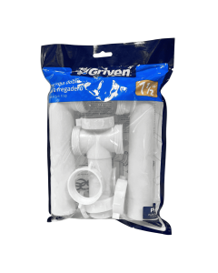 Sifón Doble para Fregadero de 1 1/2" | Kit Completo Griven