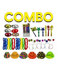 Combo Cotillón Para Hora Loca 10 Personas