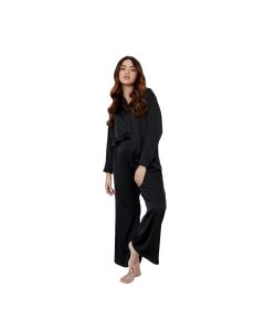 Set De Seda Pantalón Y Camisa De Botones