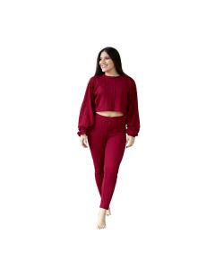Conjunto Tejido Mono Y Sueter Manga Larga