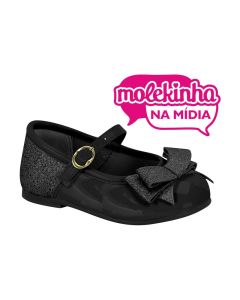 MOLEKINHA ZAPATILLA INFANTIL NEGRO