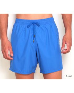 Short de Baño Beachman en Microfibra Unicolor