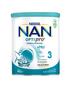 Fórmula Nan 3 Optipro Nestlé 24 meses 800gr