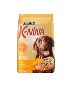 Alimento Para Perros K-Nina Purina Adulto Pollo Vegetales 8Kg