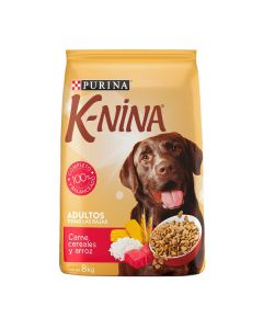 Alimento Para Perros K-Nina Purina Adulto Carne Arroz Y Creales 8Kg