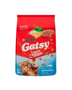 Gatsy Alimento Para Gatos Adultos Sabor A Pescado Arroz Y Espinaca 500Gr
