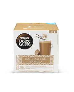 Nescafé Dolce Gusto Au Lait Vainilla 10 Cápsulas 10 Porciones 110grs