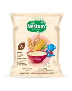 Nestum 3 Cereales Nestlé Prebio 1 Desde 7 meses 500gr