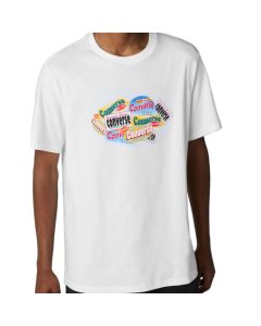 Camisa Caballero Blanca Sticker Collage Converse