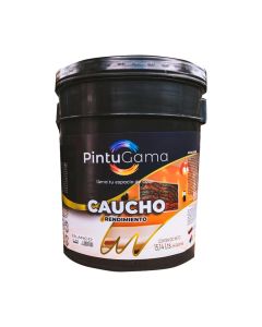 Pintura De Caucho Acrilíca Pintugama Cuñete 4 Galones (Blanco)