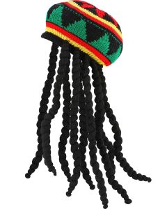 Gorro Peluca Rasta Bob Marley Hora Loca