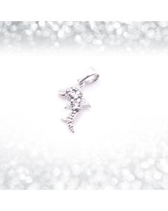 Dije De Plata Delfin Pequeño