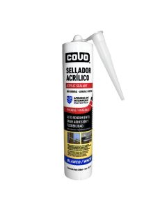 Sellador Acrílico Blanco Pintable para Grietas | COUO 300ml
