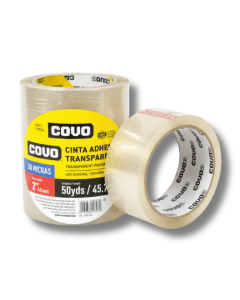 Cinta Adhesiva Transparente de 50 Micras (48mm x 45m) | COVO