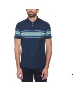 Polo Azul Estampada Original Penguin