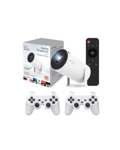 Proyector Gamer + 2 controles - 64GB - Doble Función + Control Remoto