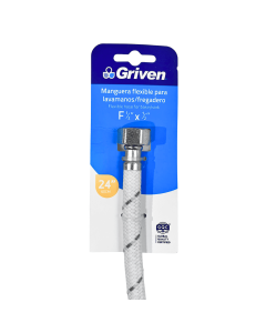 Canilla Flexible 1/2"X1/2" de 60 cm | Griven