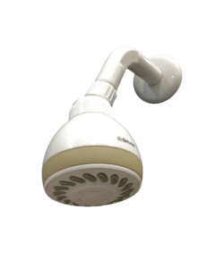 Regadera Plástica con Brazo de 3 Funciones Blanca | Griven Basic