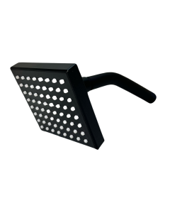 Regadera Tipo Lluvia Negro Mate de 4" | Griven Black Series