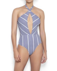 Traje de Bano Entero Halter - Glitter