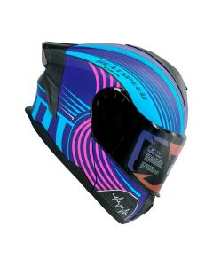 Casco Modular Edge Boston Beatspeeds Mate con Luz LED