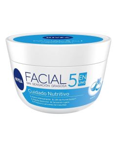 Crema Facial Nivea Cuidado Nutritivo 5 En Uno 50 ml