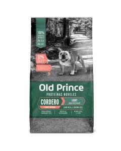Alimento para Perros Adultos Old Prince Proteínas Noveles Todas las Razas Light Cordero y Arroz Integral