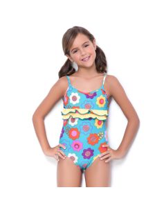 Traje de Baño Entero con Volante Fantasy