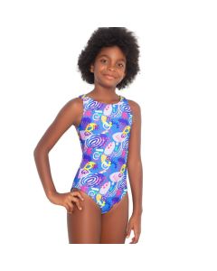 Traje de Baño Entero Slash Neck - Grafitti