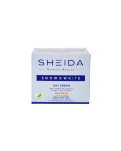 Crema de Día Correctora y Aclarante de Manchas Sheida Snow White con FPS 15+ 50 ml