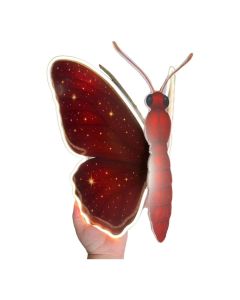 Mariposas Navideñas Árbol Navidad Decoración Led Neón 40cm