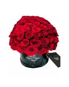 Bouquet 100 Rosas Naturales Base Redonda