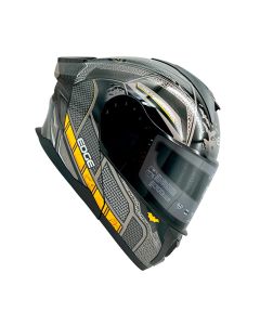 Casco Modular Edge Boston Diseño Batman con Luz Led Doble Visor