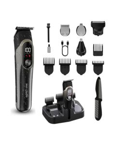 Afeitadora Para Hombres 5 En 1 Recargable Pantalla Digital