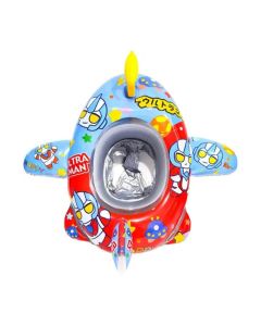 Flotador Salvavidas Avión Niños Con Lanzador De Agua Azul