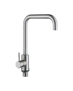 Grifería Monomando para Fregadero Acquabela Misisipi Cepillado Manguera Trenzada