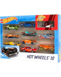 Hotwheels Caja 10 Carros Coleccionables