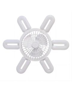 Lampara Ventilador De Techo 6 Bombillos Control Luz Led