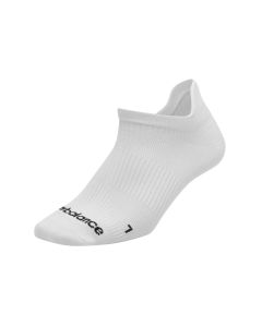 Medias Cortas New Balance Run Flat Knit No Show Blanco