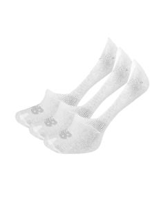 Medias Cortas New Balance Performance Cotton Unseen Liner 3 Pack Blanco