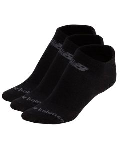Medias Cortas New Balance Cottom Flat 3 Pack Negro