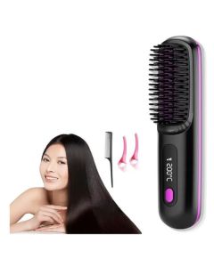 Cepillo Alisador Inalambrico Peine Portatil 2000mah Usb