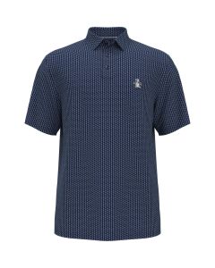 Polo de Golf Azul Estampado Penguin Original Penguin