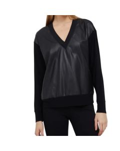 Blusa DKNY de polipiel