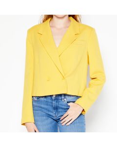 Blazer crop mostaza DKNY
