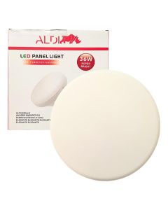 Panel Led Superficial Redondo Borde Infinito De 36w